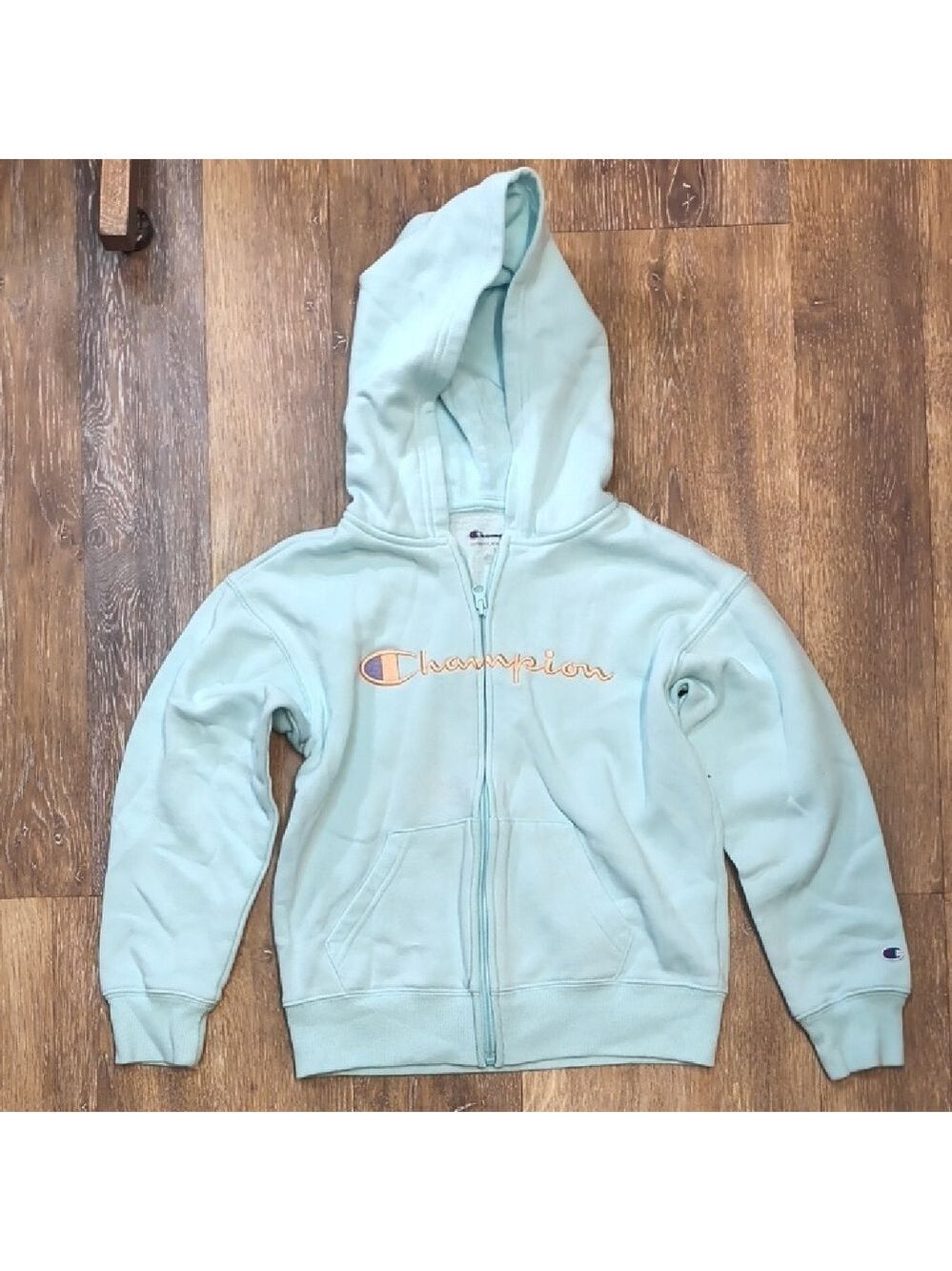 Champion Kids Aqua Hoodie - Picture 4 of 5